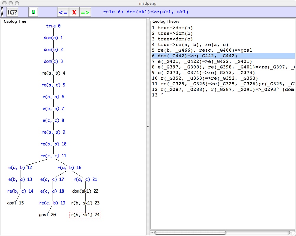 graphic showing GUI after several steps